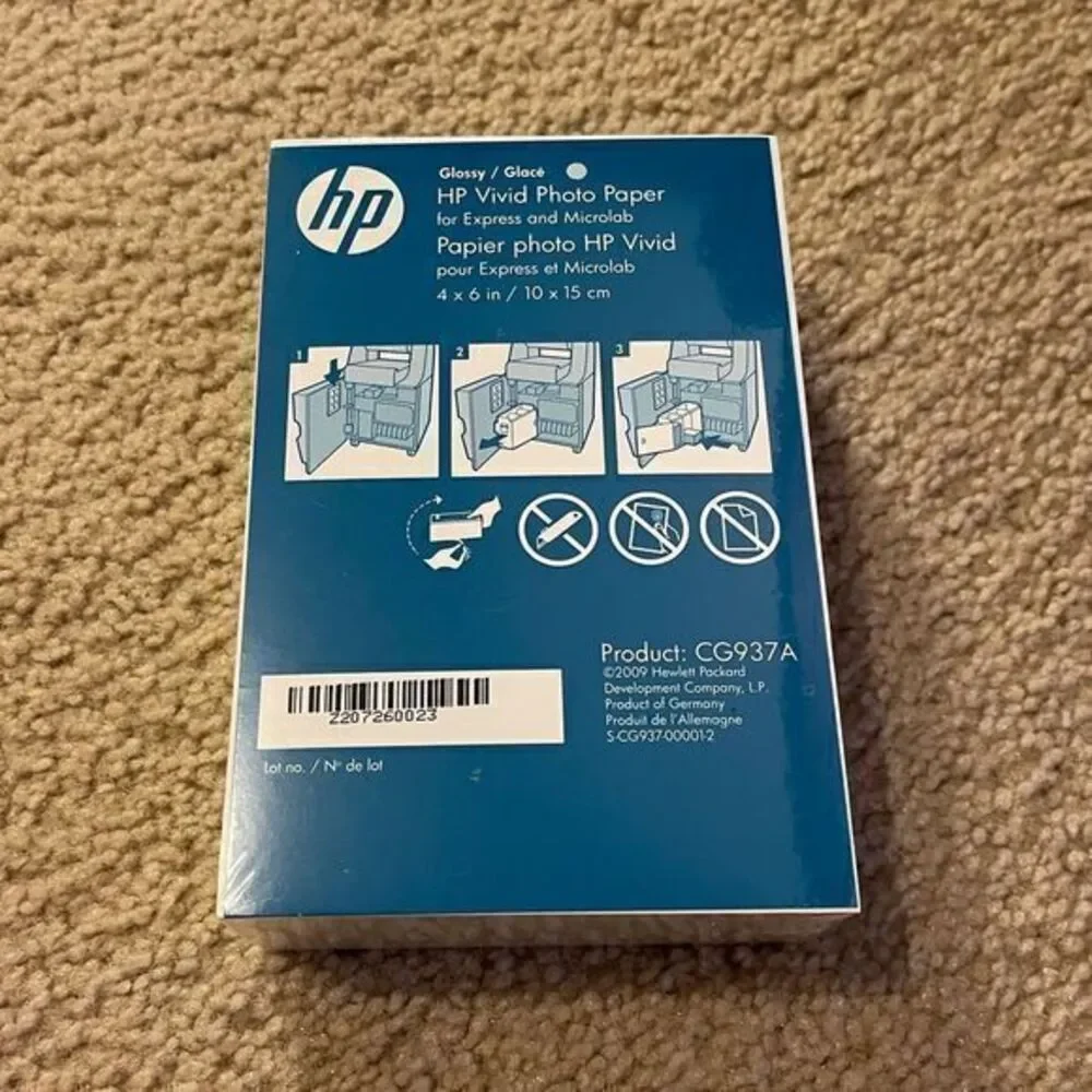 NWT‎ HP 4x6 Vivid Photo Paper